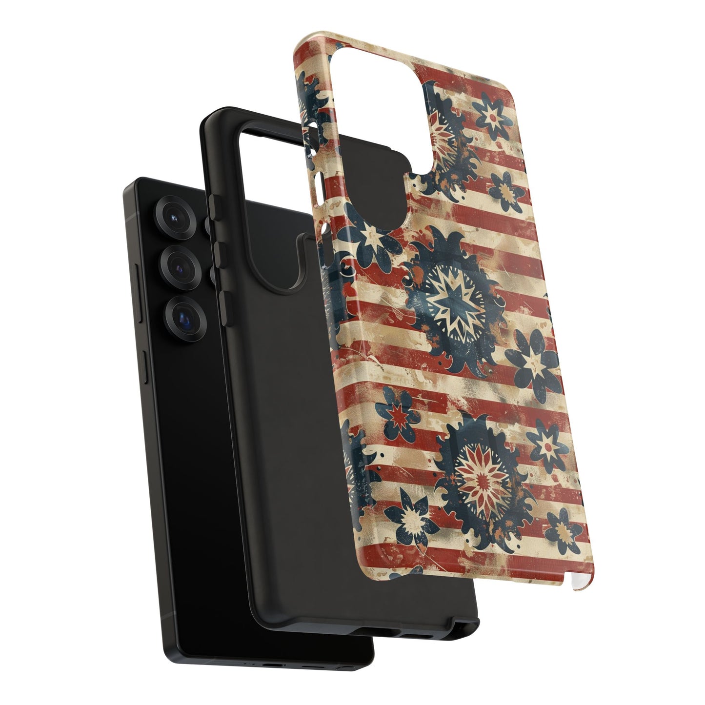 Patriotic Vintage Floral Phone Case