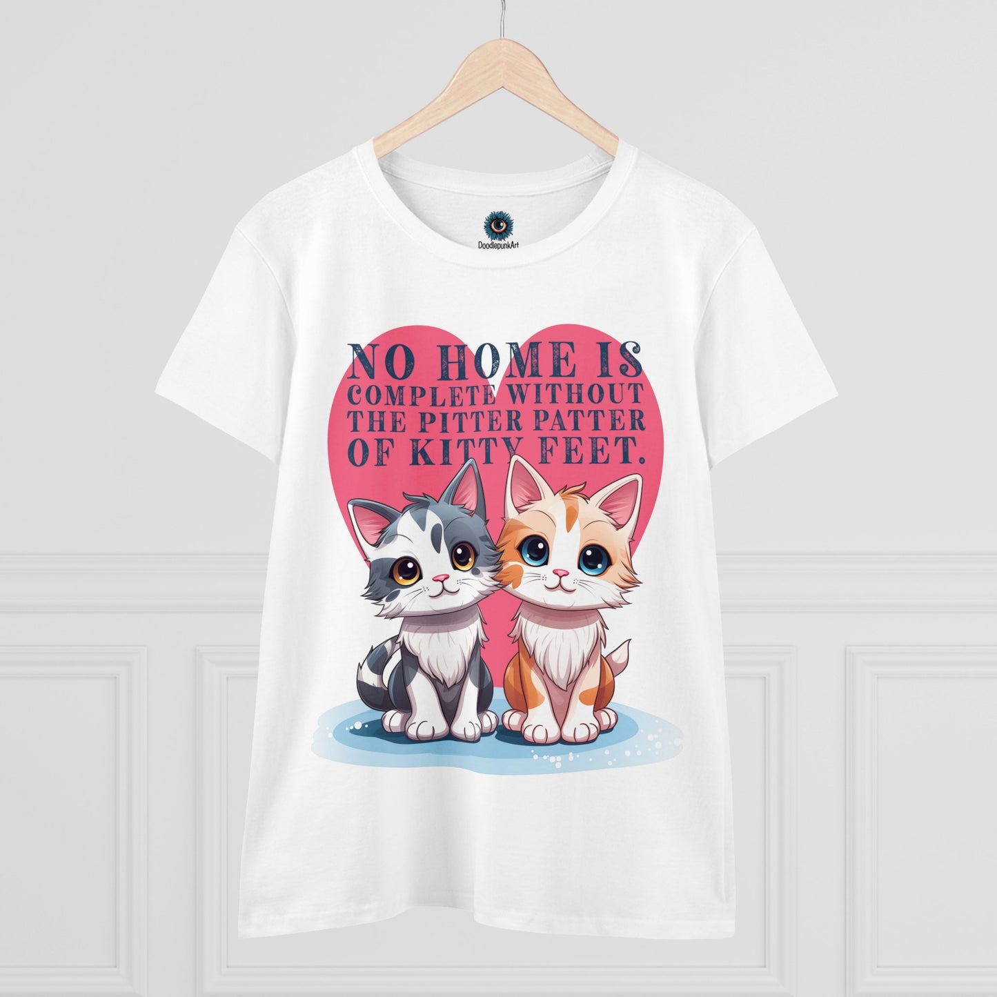 Cute Kitty Women’s T-Shirt | Original Kitten Design | Cat Lover Shirt | Perfect Gift for Cat Moms