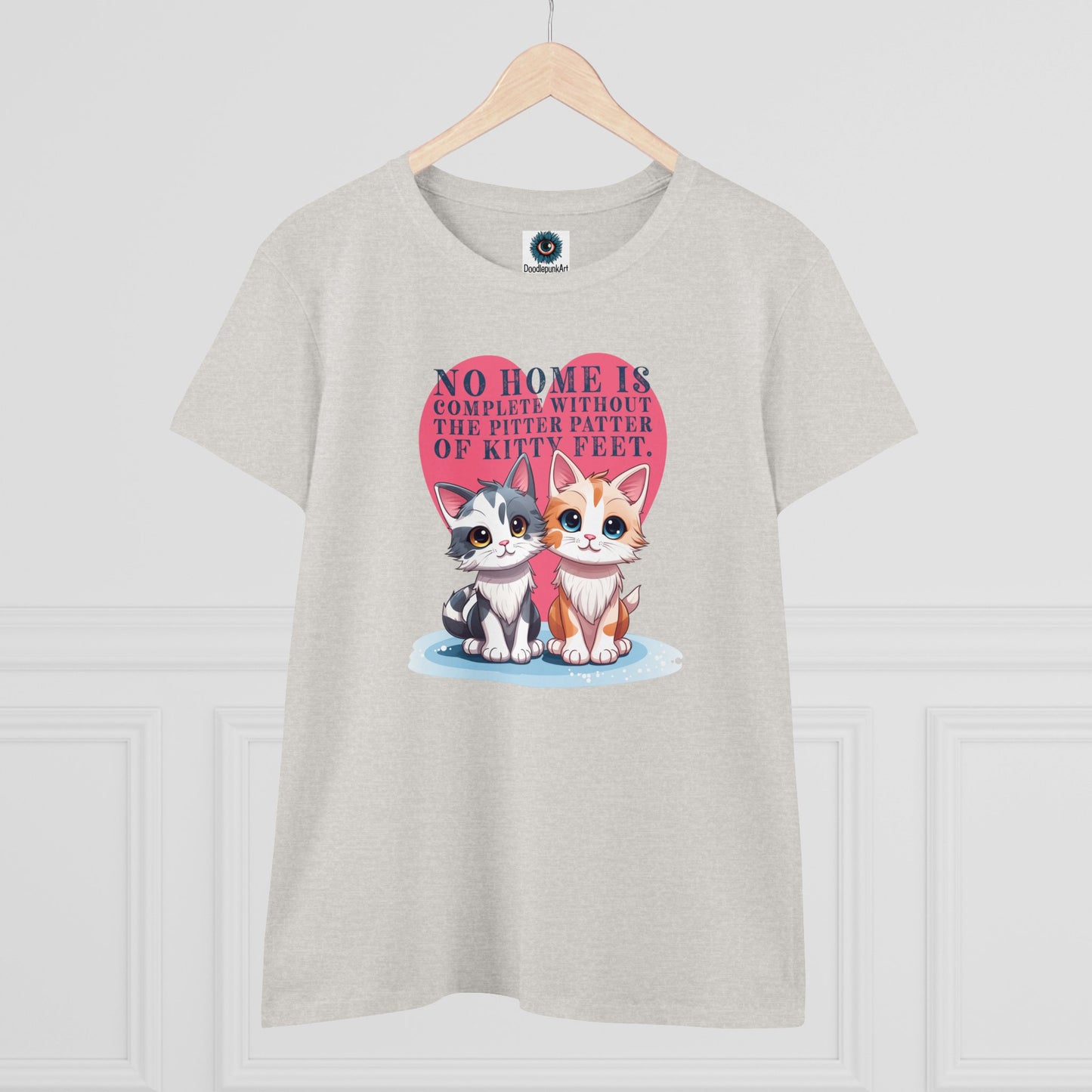 Cute Kitty Women’s T-Shirt | Original Kitten Design | Cat Lover Shirt | Perfect Gift for Cat Moms