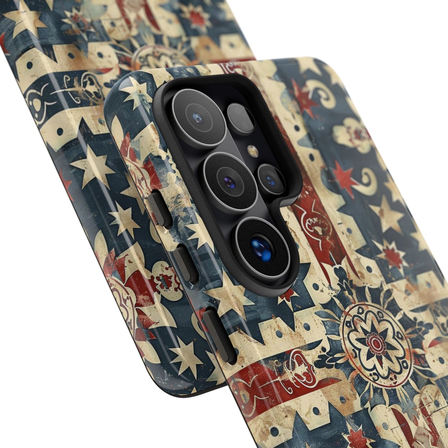 Patriotic Vintage Mandala Phone Case — Tough Protective Cover