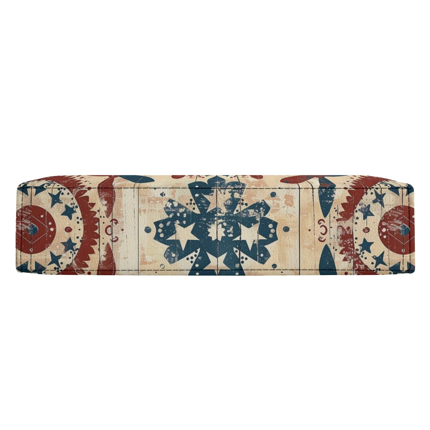 Americana Bible Cover Purse - Faith Friendly Patriotic Book Holder Crossbody Bag with Red White and Blue