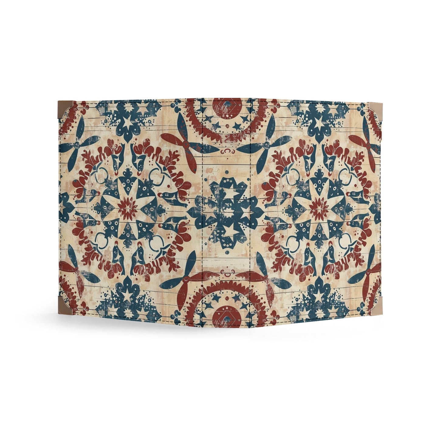 Americana Bible Cover Purse - Faith Friendly Patriotic Book Holder Crossbody Bag with Red White and Blue