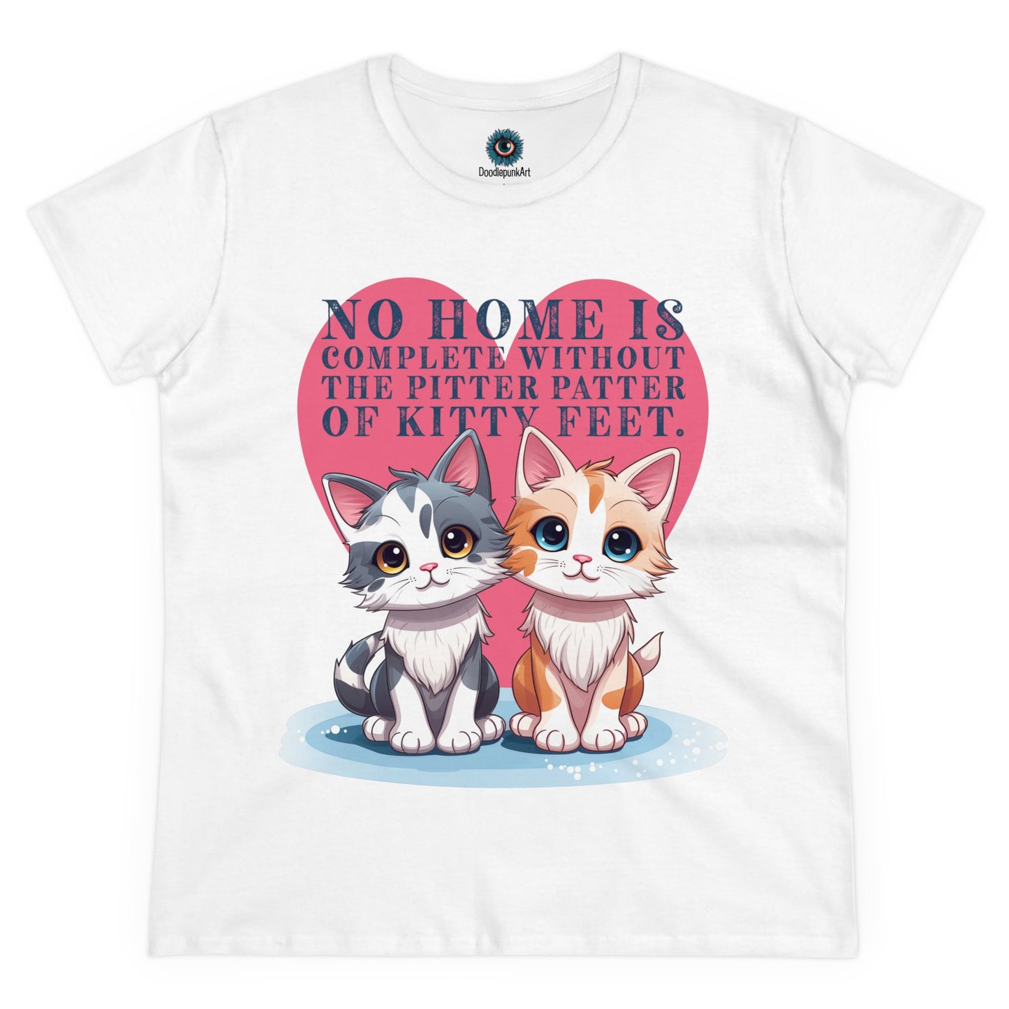 Cute Kitty Women’s T-Shirt | Original Kitten Design | Cat Lover Shirt | Perfect Gift for Cat Moms