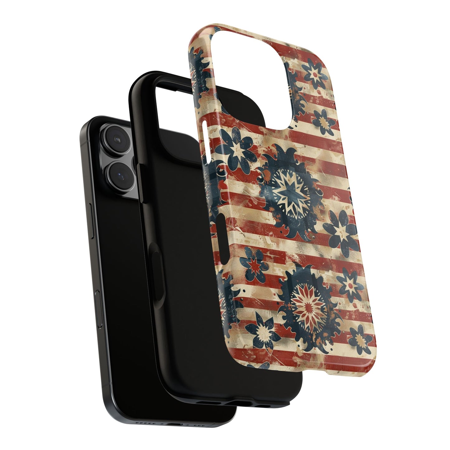Patriotic Vintage Floral Phone Case