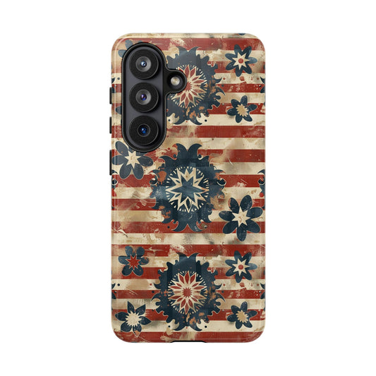 Patriotic Vintage Floral Phone Case