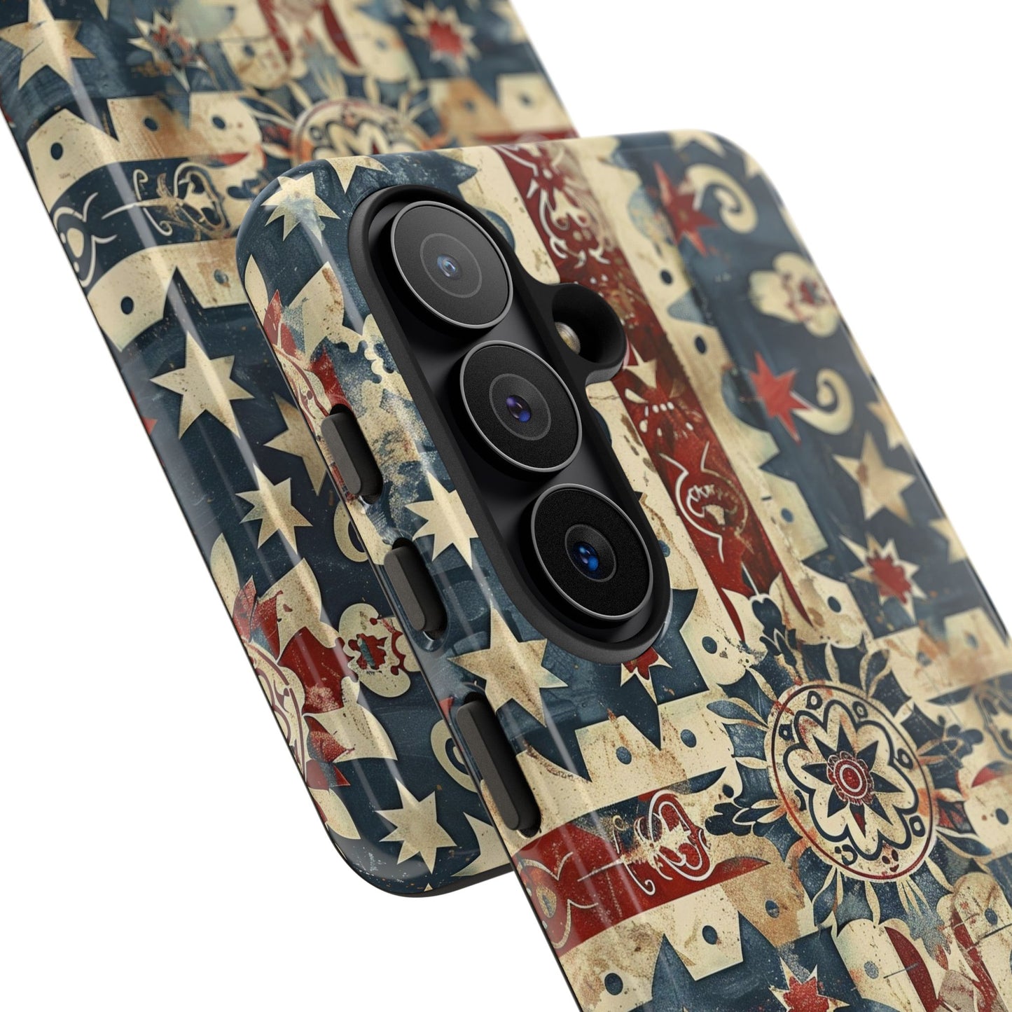 Patriotic Vintage Mandala Phone Case — Tough Protective Cover
