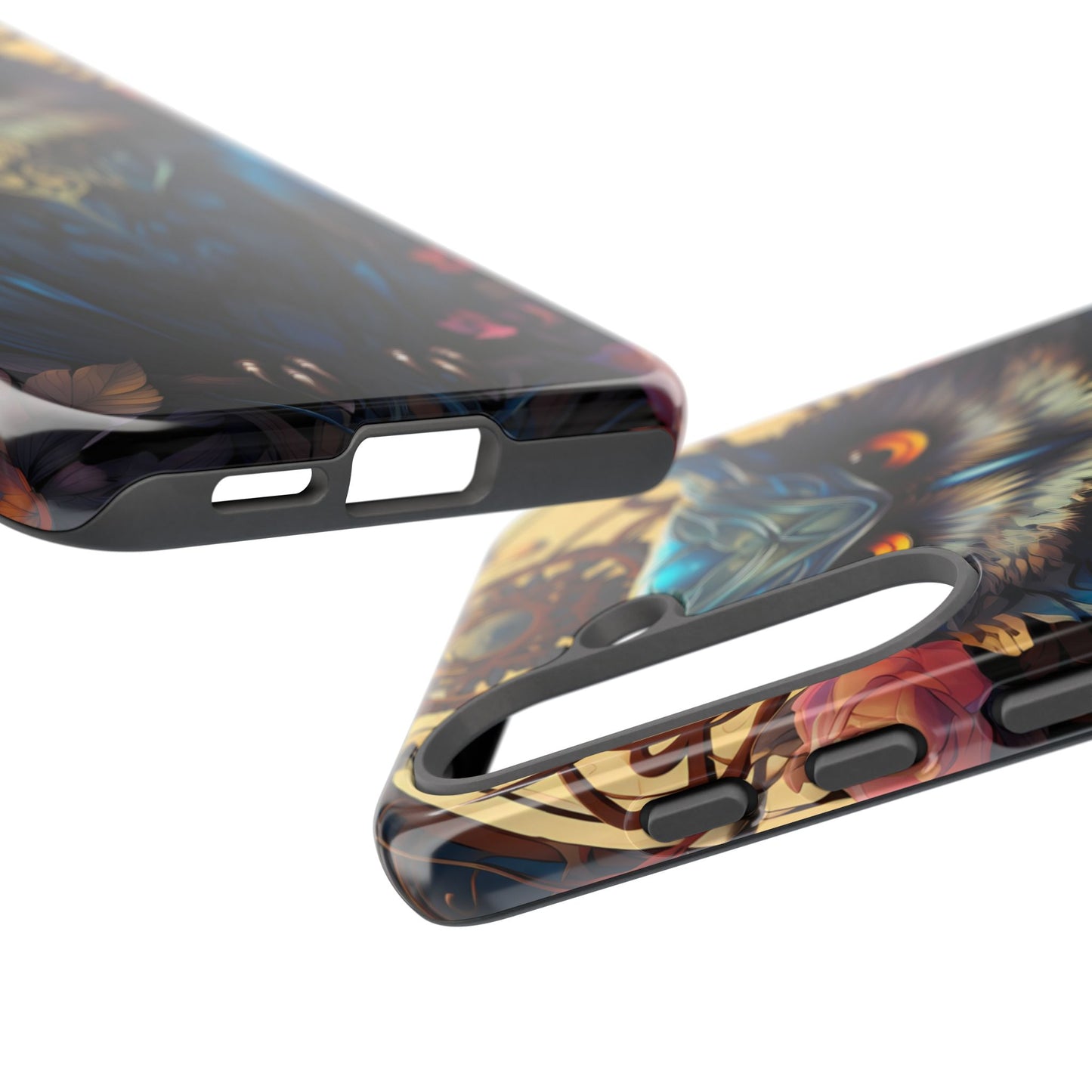 Autumn Owl Tough Phone Case: Unique Artistic Owl Design for iPhone, Samsung Galaxy & Google Pixel – Durable & Original Art