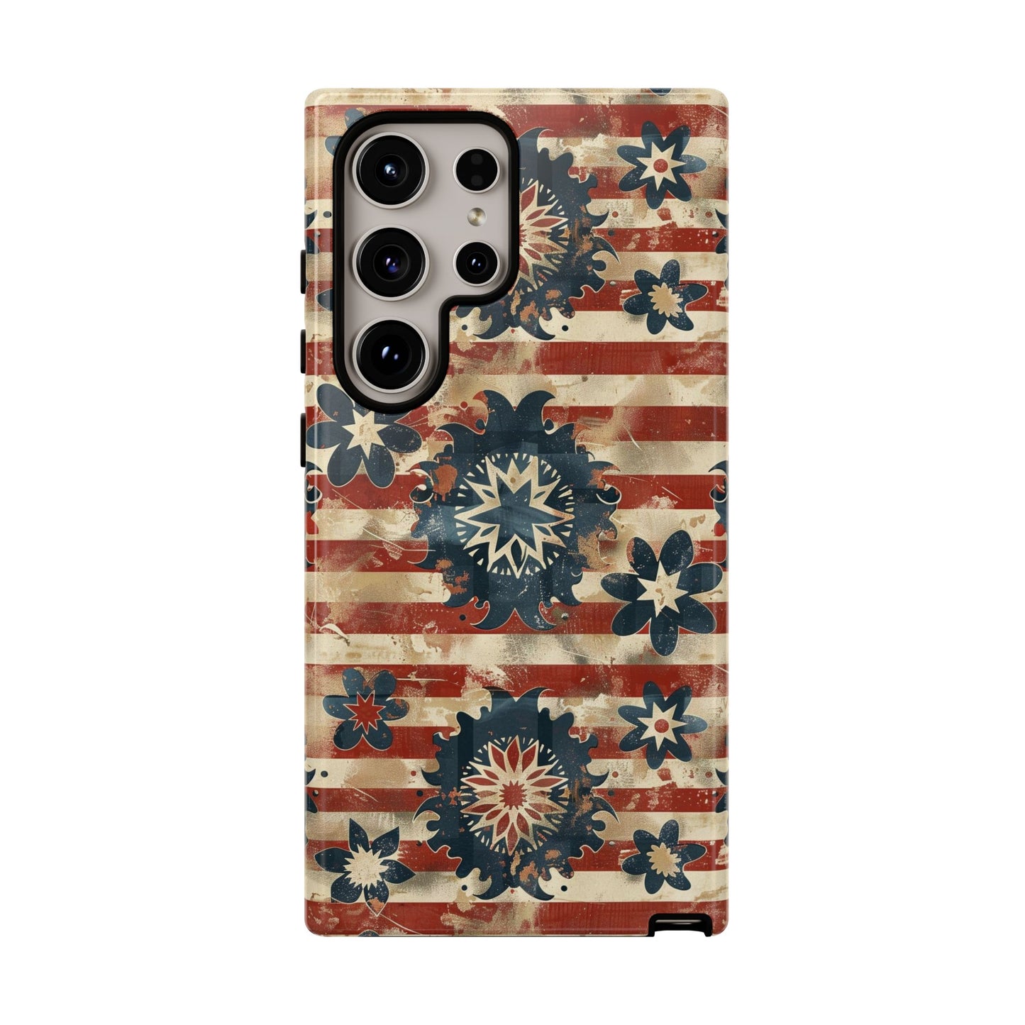 Patriotic Vintage Floral Phone Case
