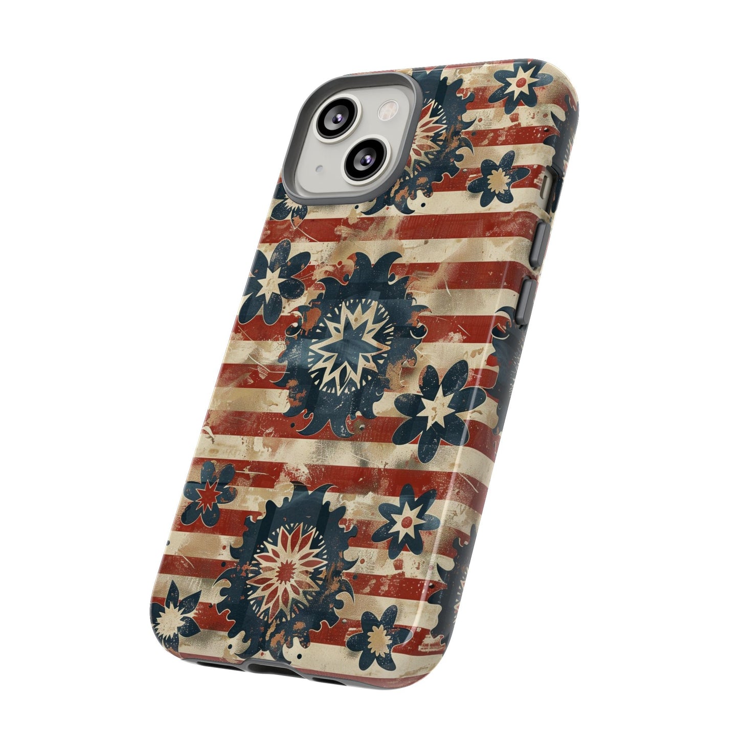 Patriotic Vintage Floral Phone Case