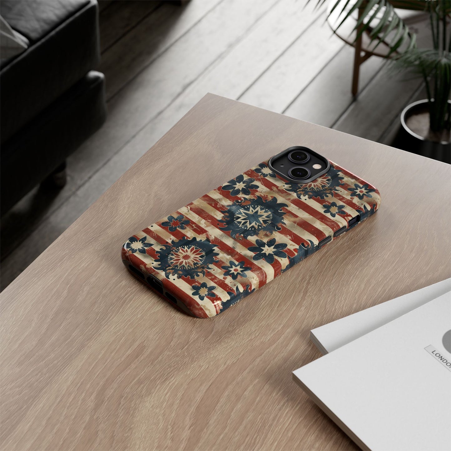 Patriotic Vintage Floral Phone Case