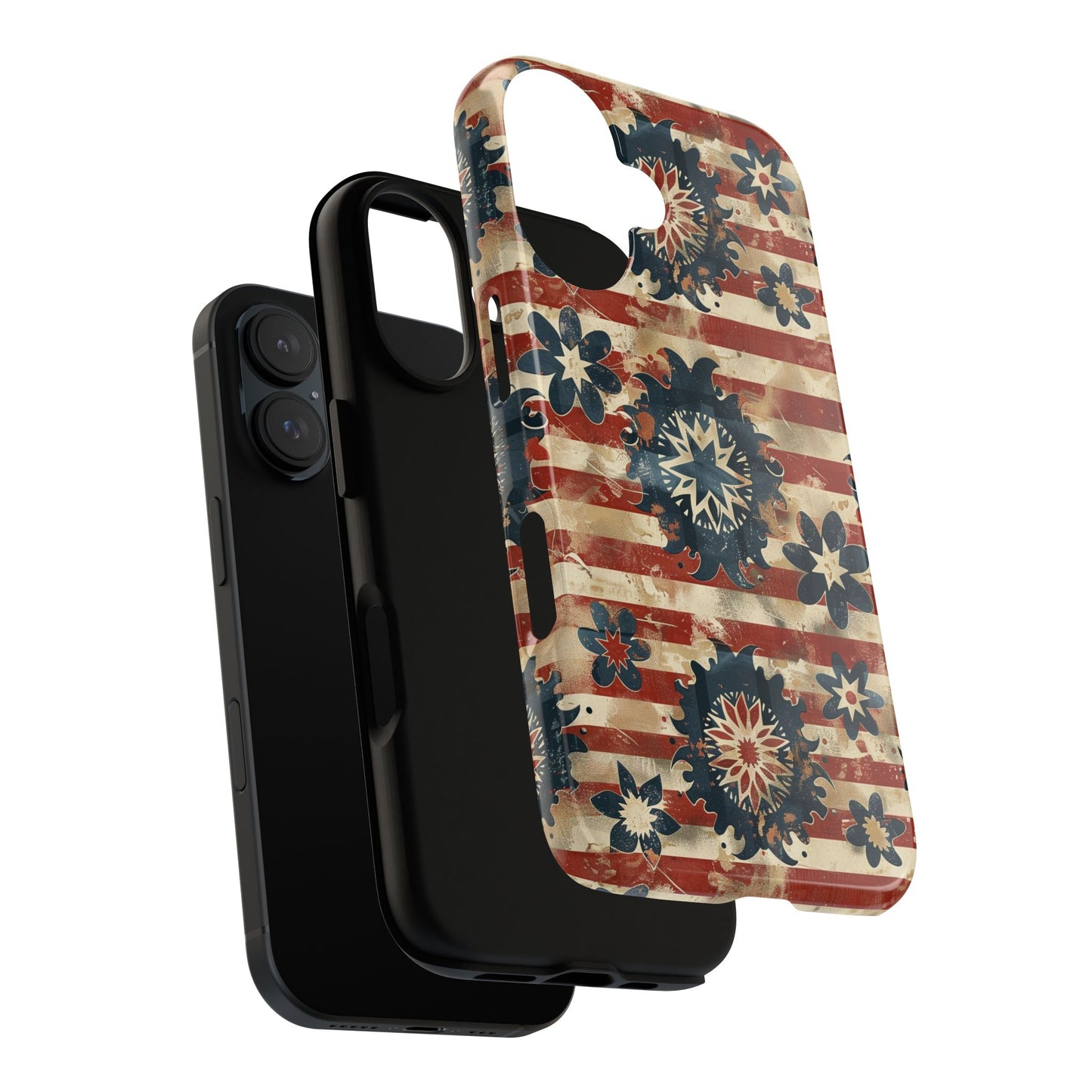 Patriotic Vintage Floral Phone Case