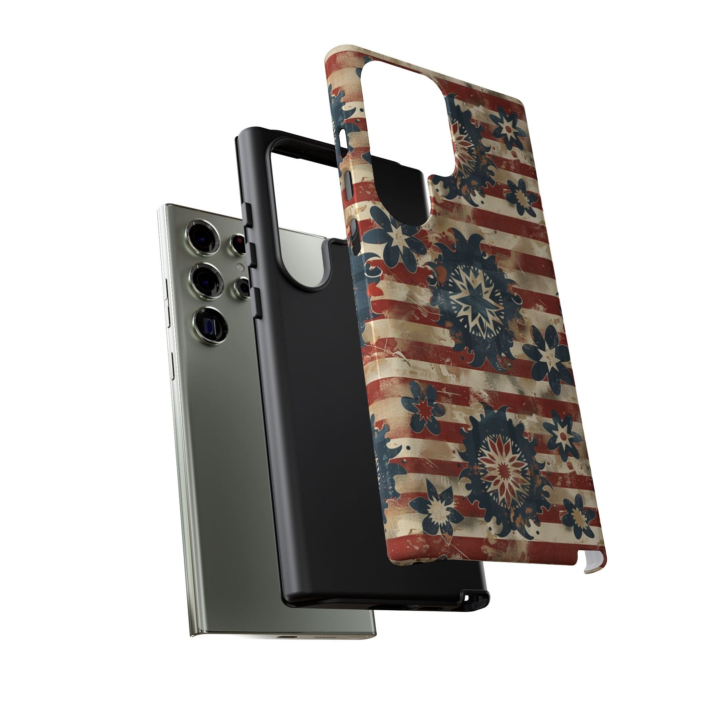 Patriotic Vintage Floral Phone Case