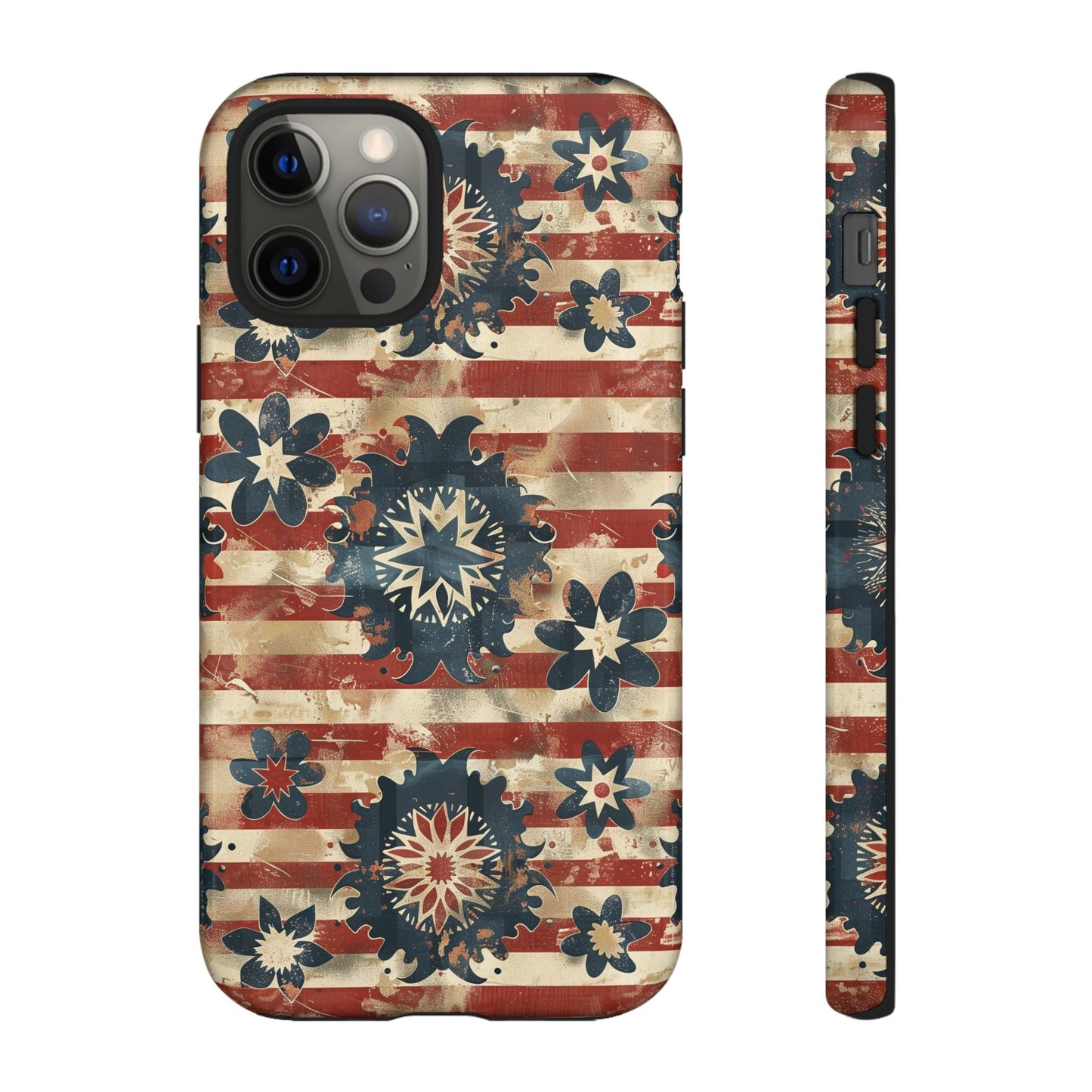 Patriotic Vintage Floral Phone Case