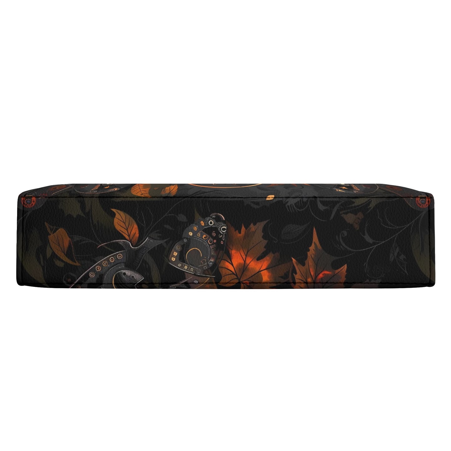 Steampunk Autumn Butterfly Book Cover Crossbody Bag – Perfect Fall Accessory for Book Lovers in Brown and Orange