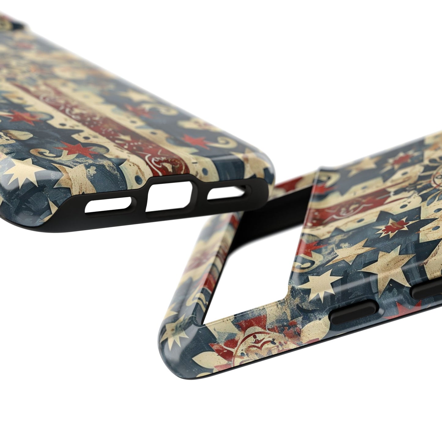 Patriotic Vintage Mandala Phone Case — Tough Protective Cover