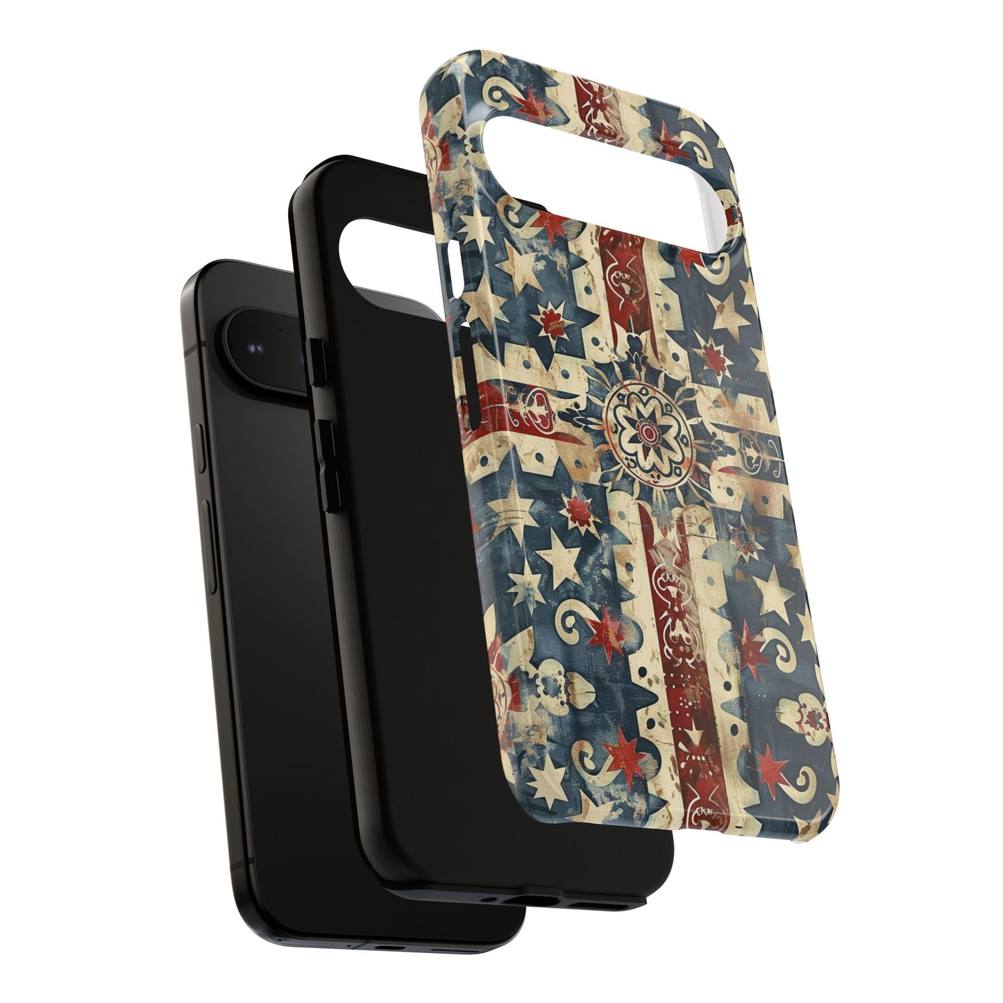 Patriotic Vintage Mandala Phone Case — Tough Protective Cover