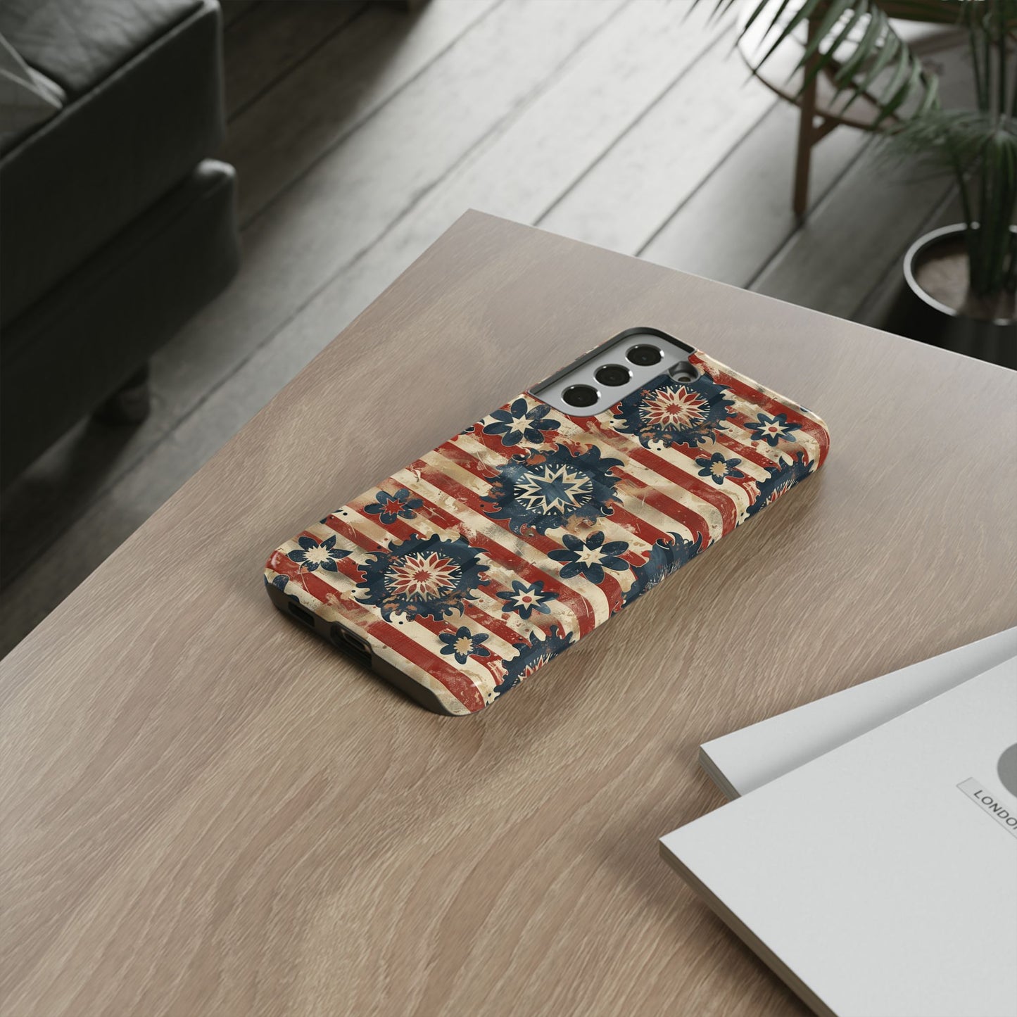 Patriotic Vintage Floral Phone Case
