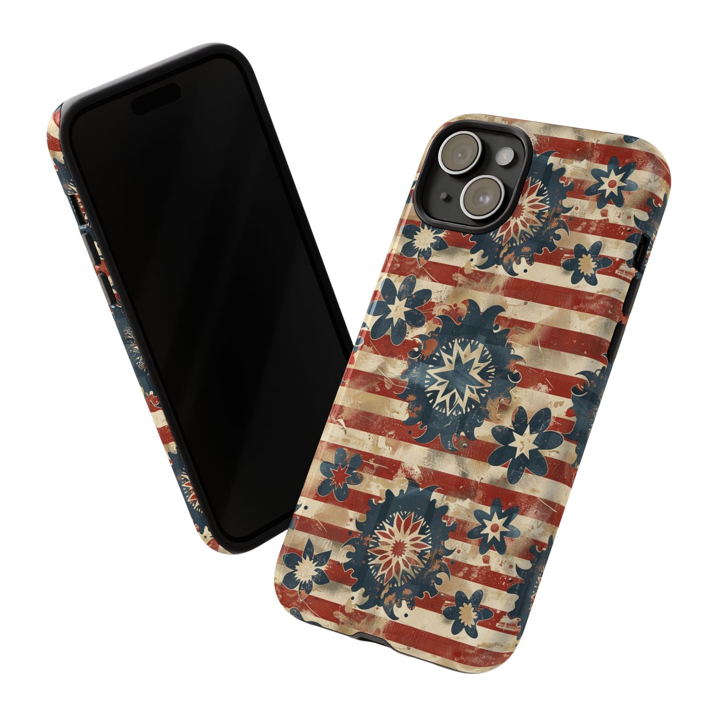 Patriotic Vintage Floral Phone Case
