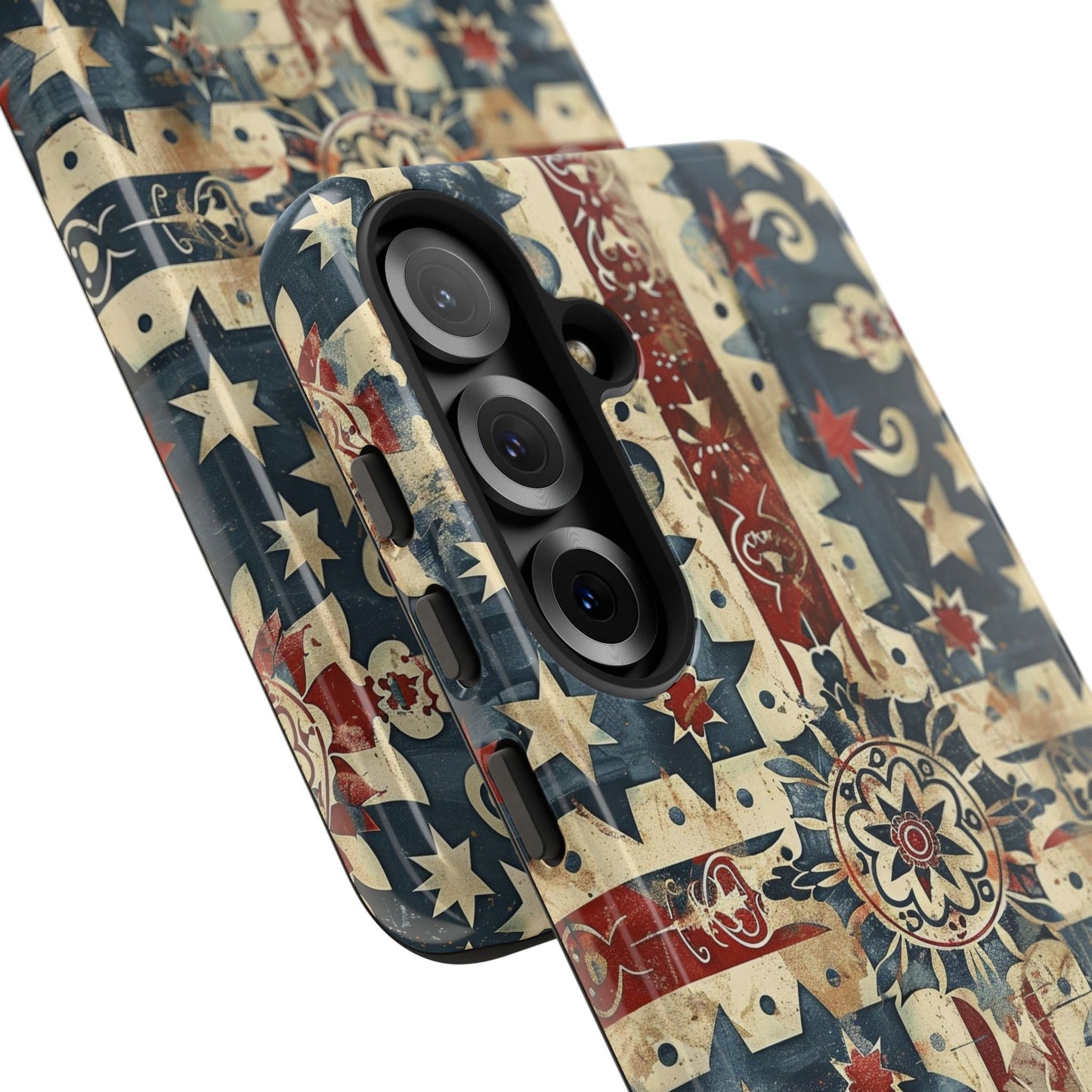 Patriotic Vintage Mandala Phone Case — Tough Protective Cover
