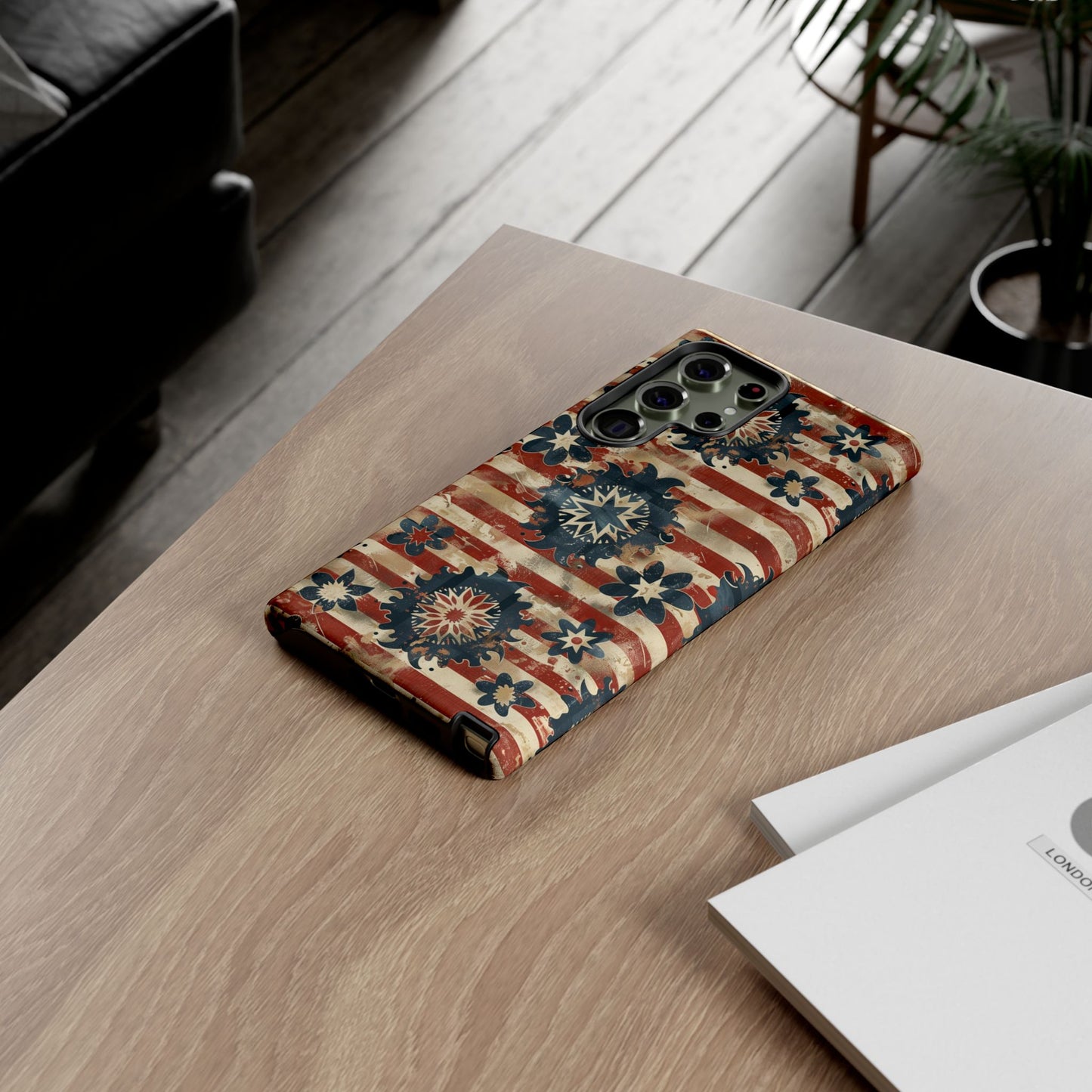 Patriotic Vintage Floral Phone Case