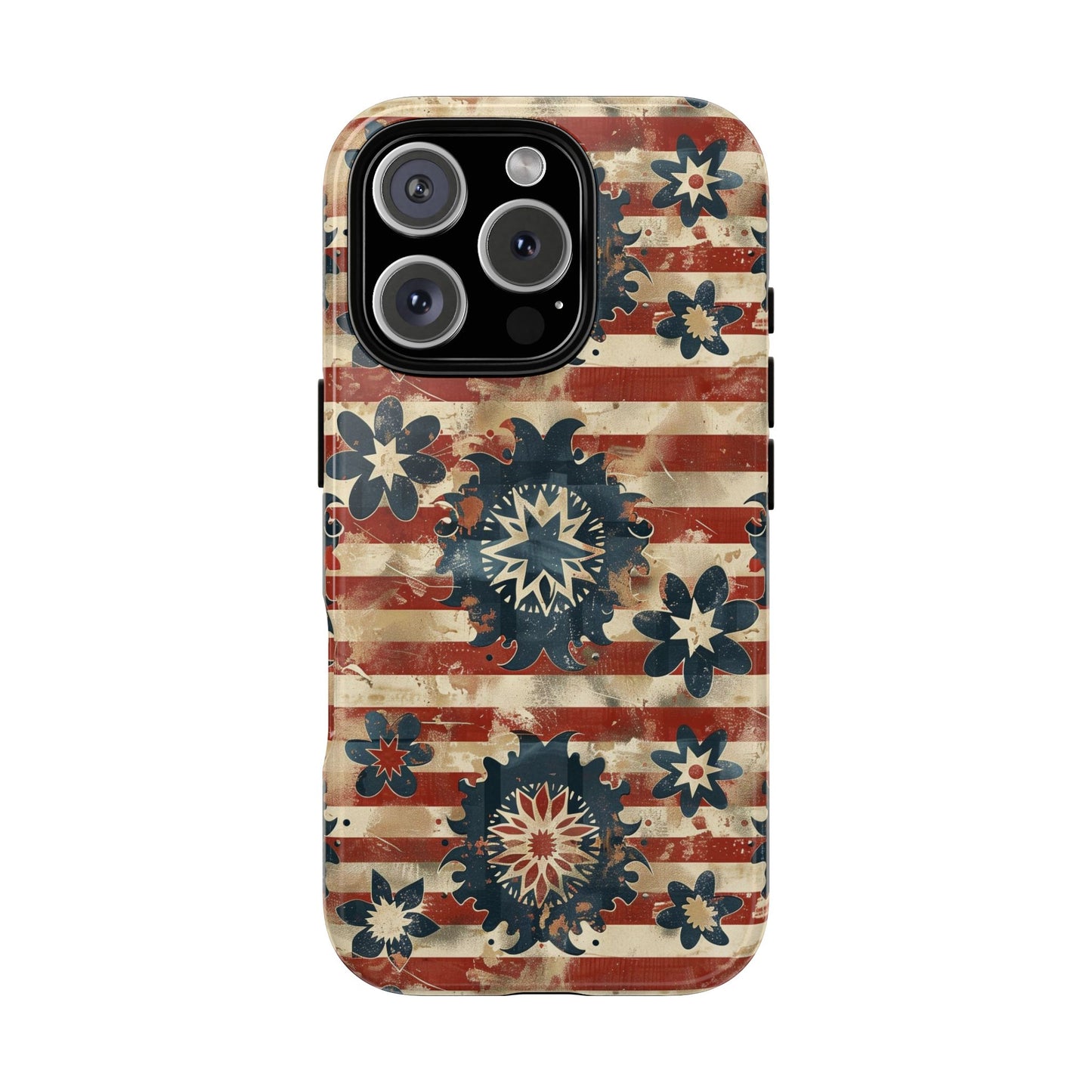 Patriotic Vintage Floral Phone Case