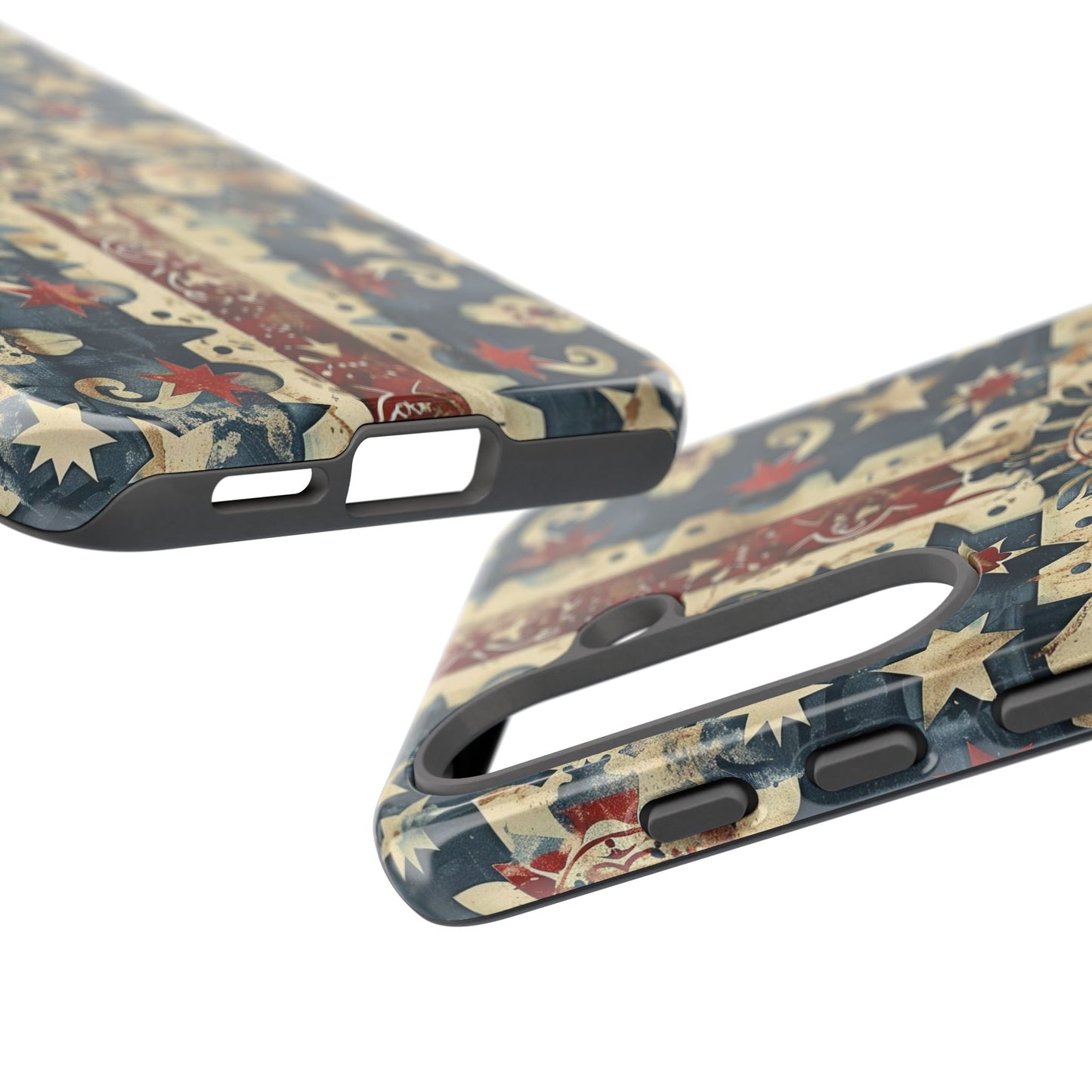 Patriotic Vintage Mandala Phone Case — Tough Protective Cover