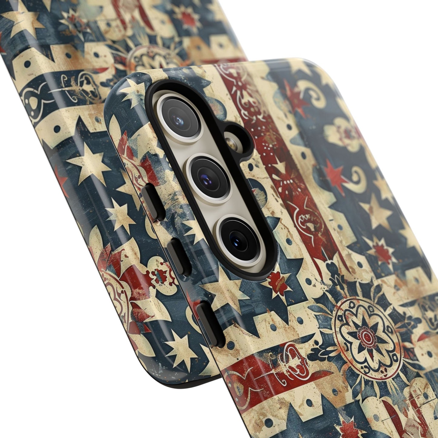 Patriotic Vintage Mandala Phone Case — Tough Protective Cover