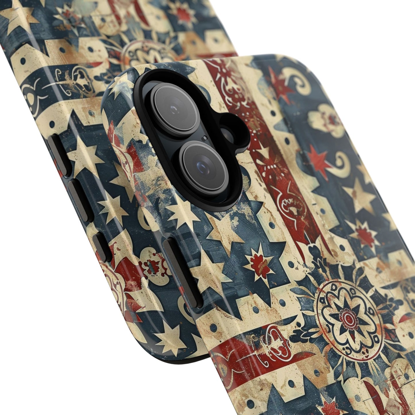 Patriotic Vintage Mandala Phone Case — Tough Protective Cover