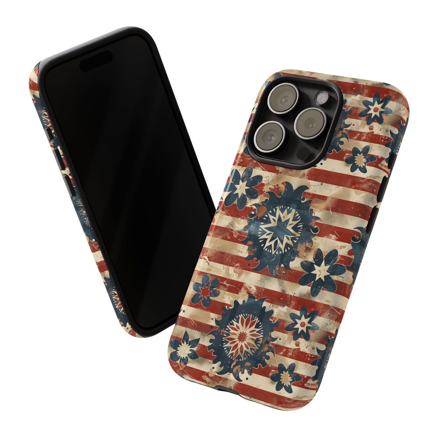 Patriotic Vintage Floral Phone Case