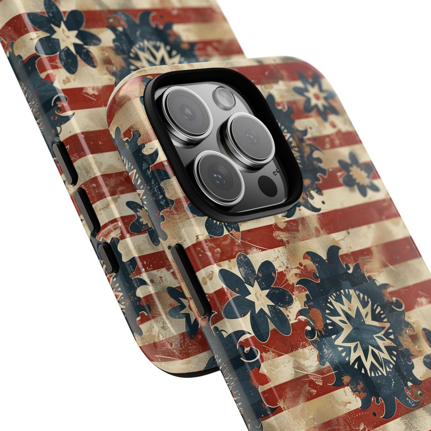 Patriotic Vintage Floral Phone Case