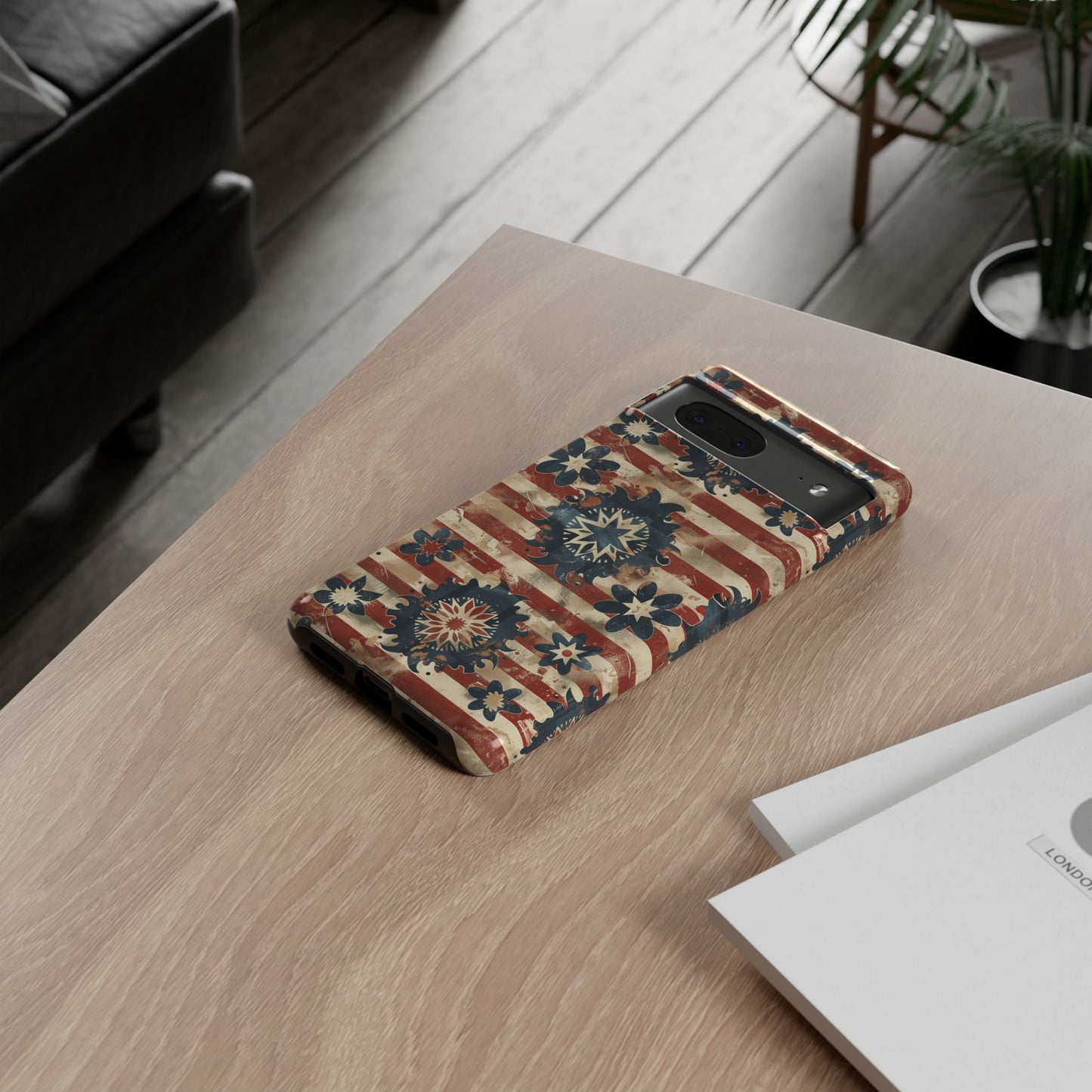 Patriotic Vintage Floral Phone Case