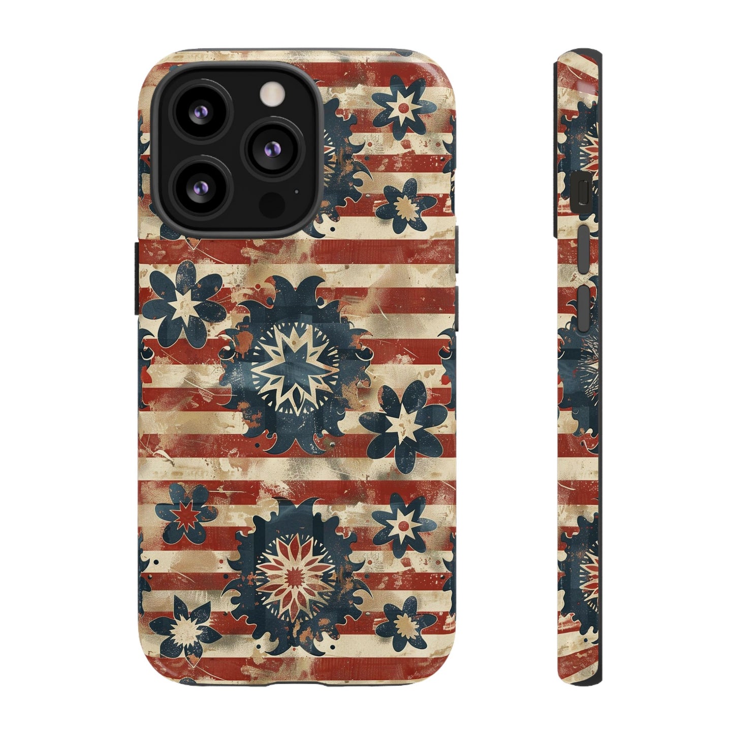 Patriotic Vintage Floral Phone Case