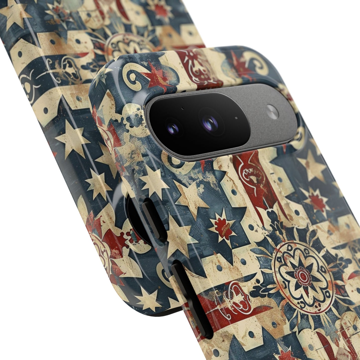 Patriotic Vintage Mandala Phone Case — Tough Protective Cover