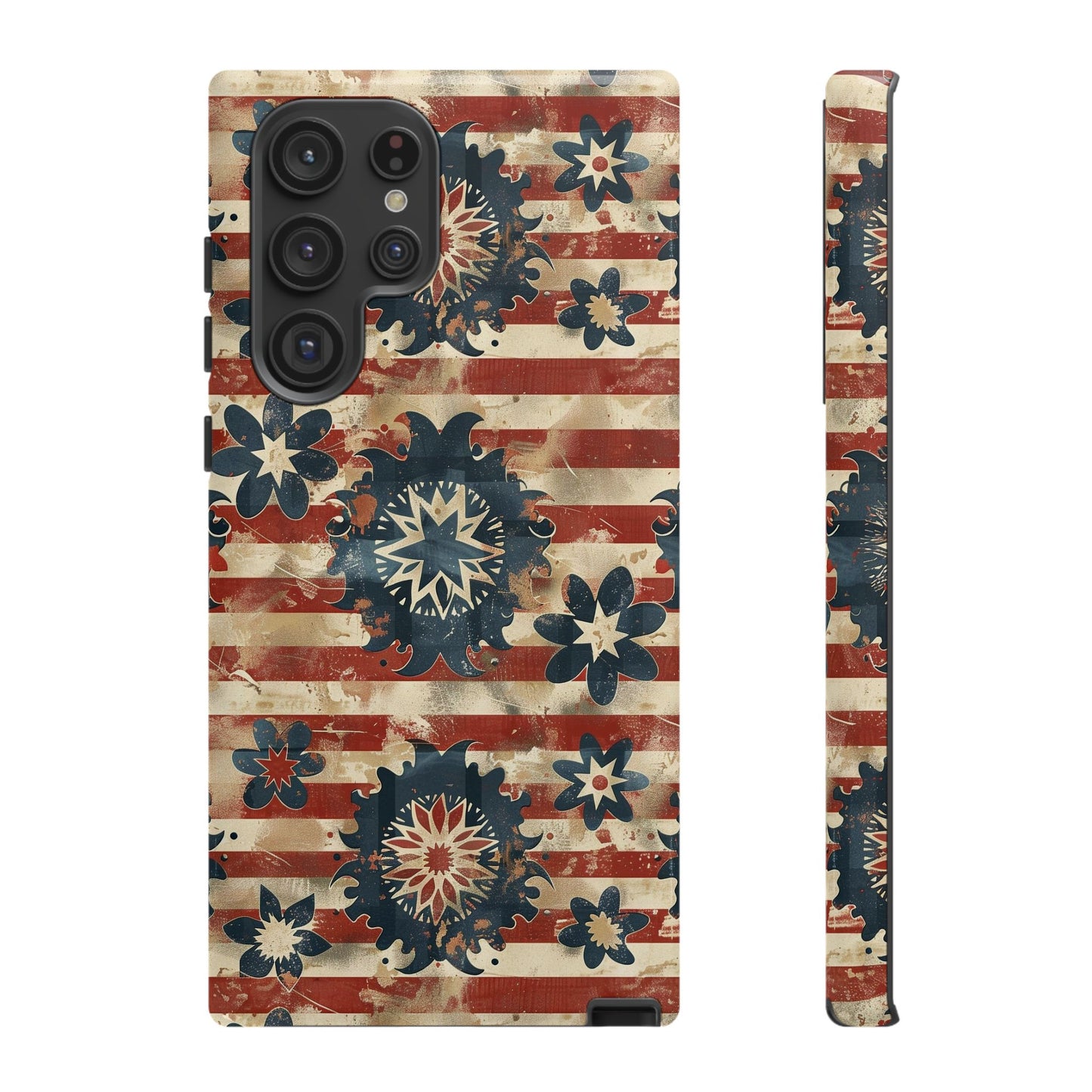 Patriotic Vintage Floral Phone Case