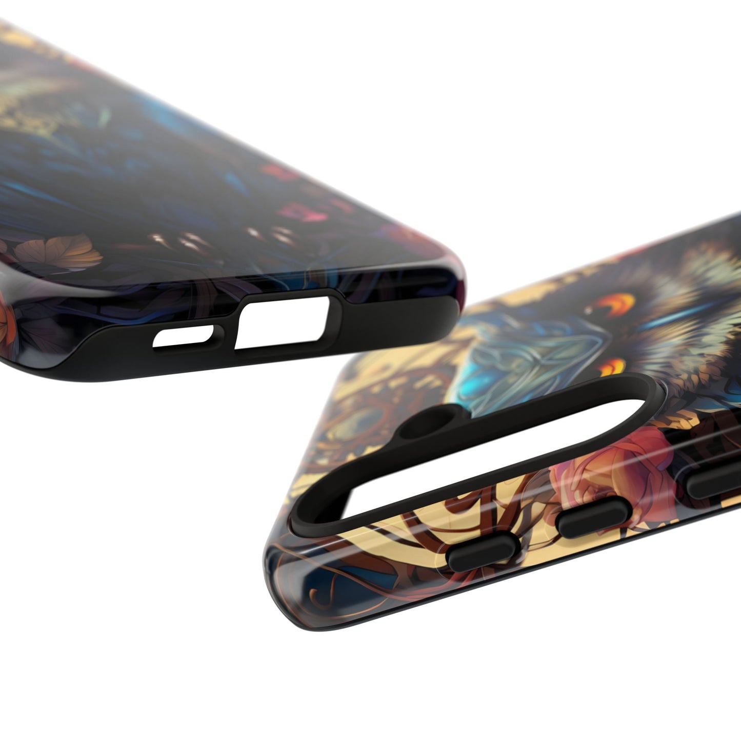 Autumn Owl Tough Phone Case: Unique Artistic Owl Design for iPhone, Samsung Galaxy & Google Pixel – Durable & Original Art