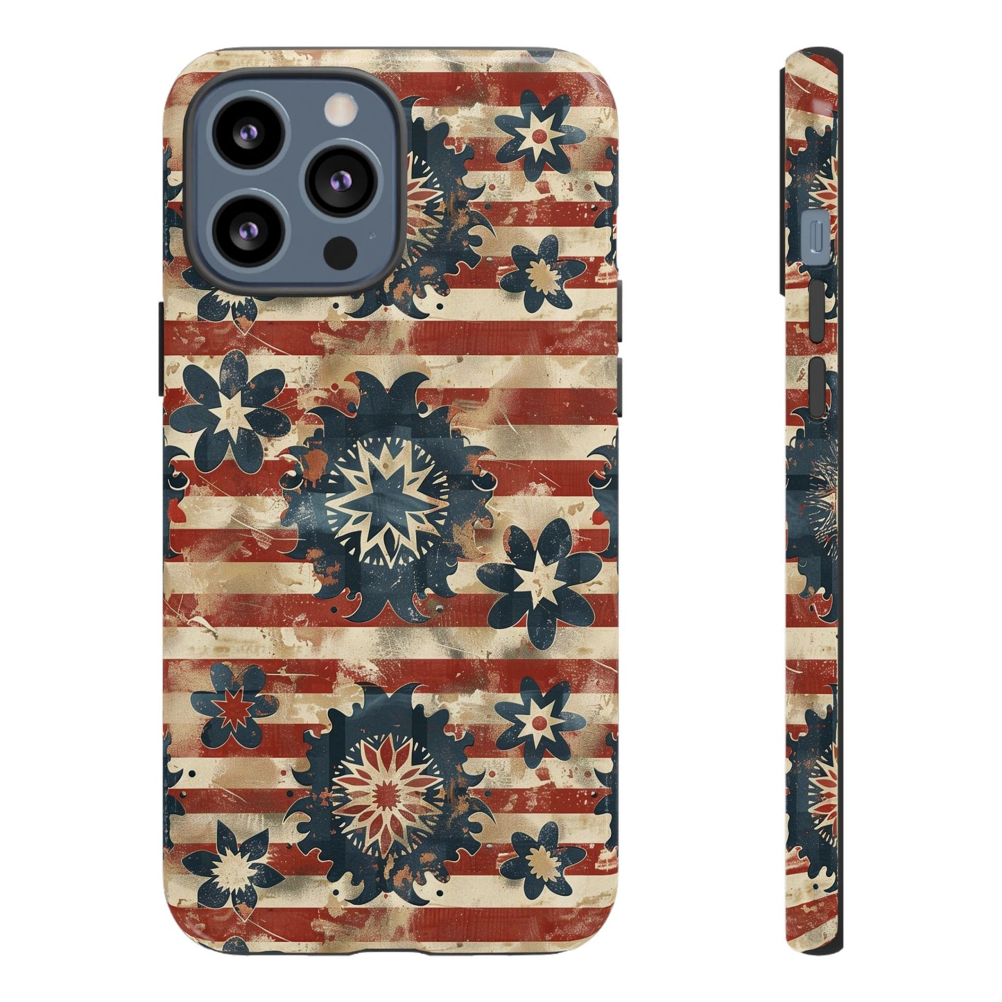 Patriotic Vintage Floral Phone Case