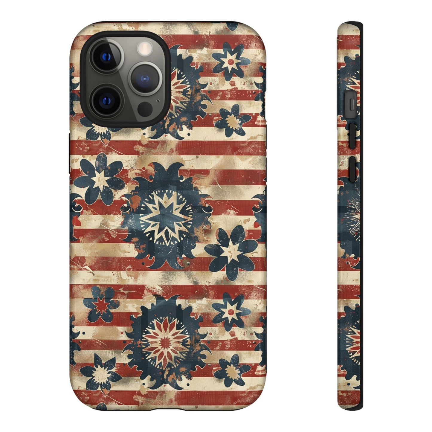Patriotic Vintage Floral Phone Case