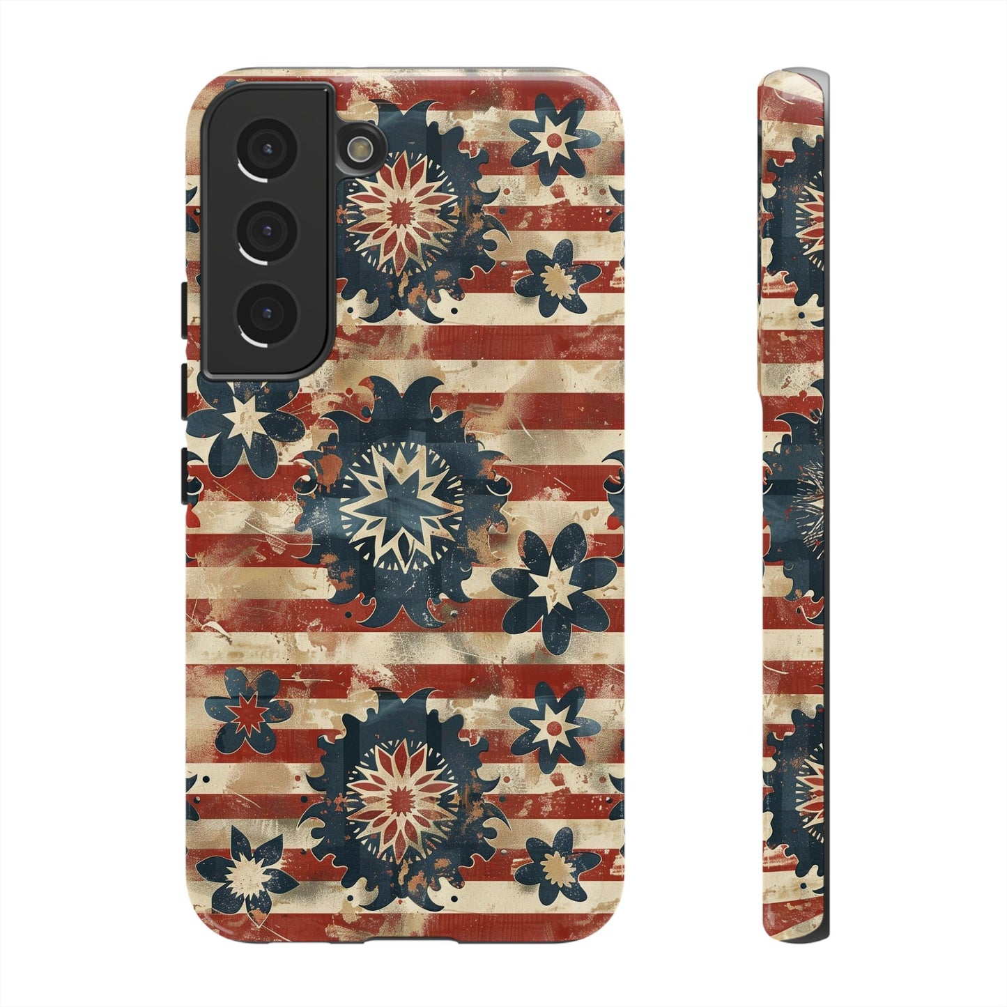 Patriotic Vintage Floral Phone Case