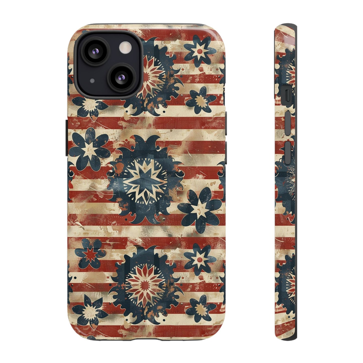 Patriotic Vintage Floral Phone Case
