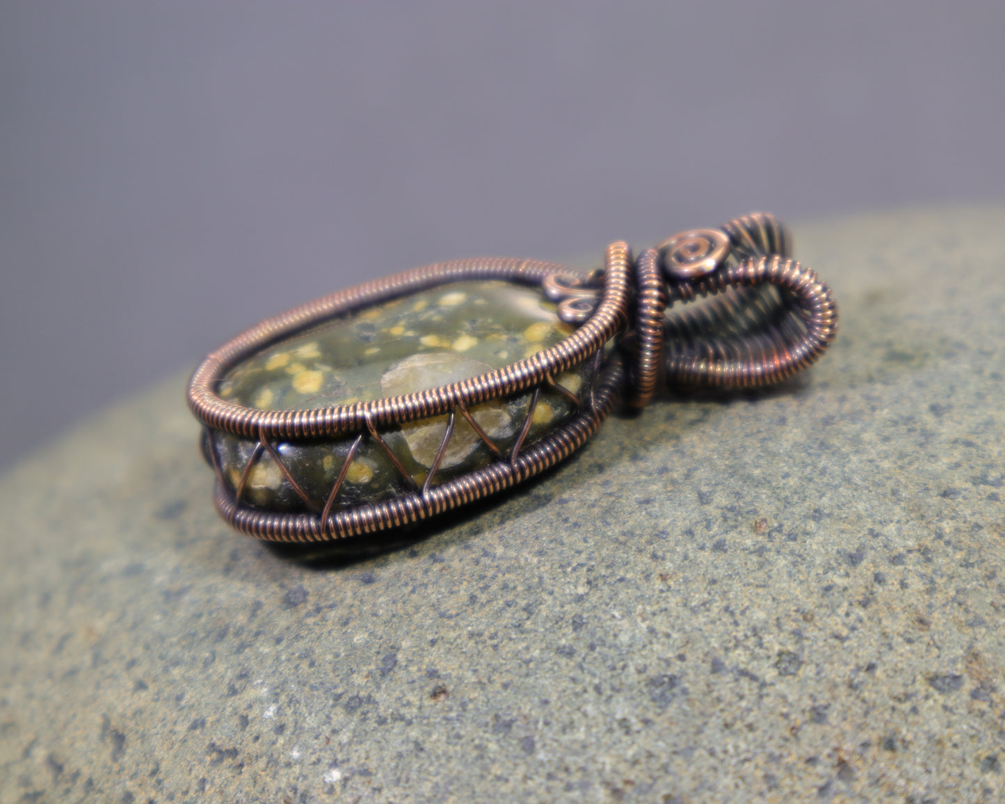 Unique wire wrapped gemstone jewelry inspired by Pacific Northwest beaches
