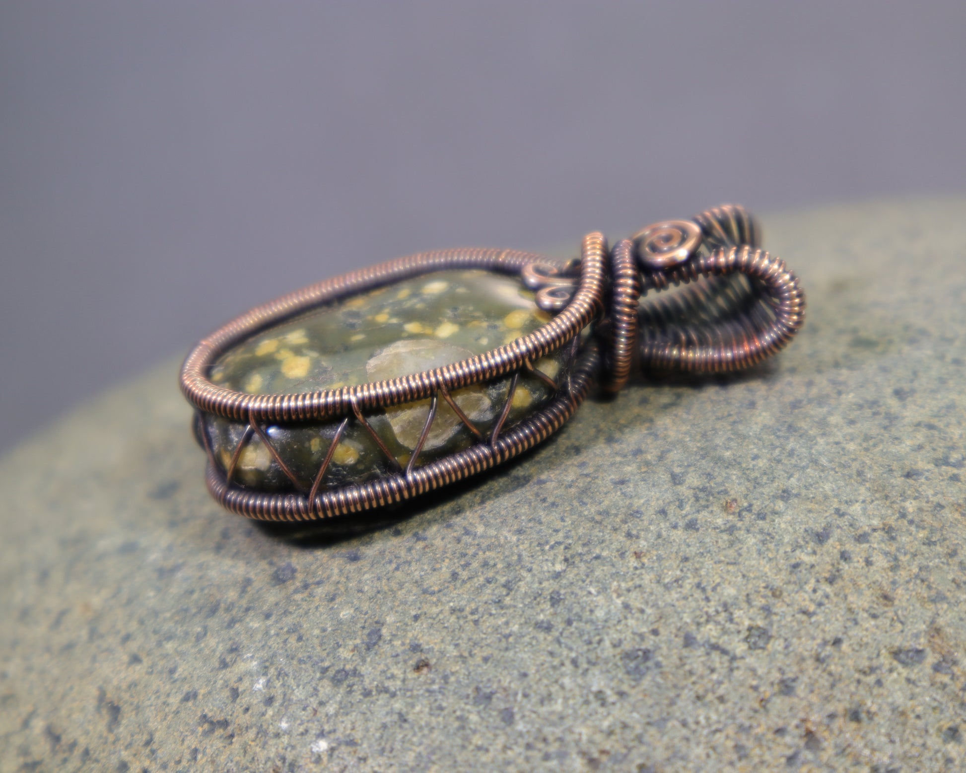 Unique wire wrapped gemstone jewelry inspired by Pacific Northwest beaches