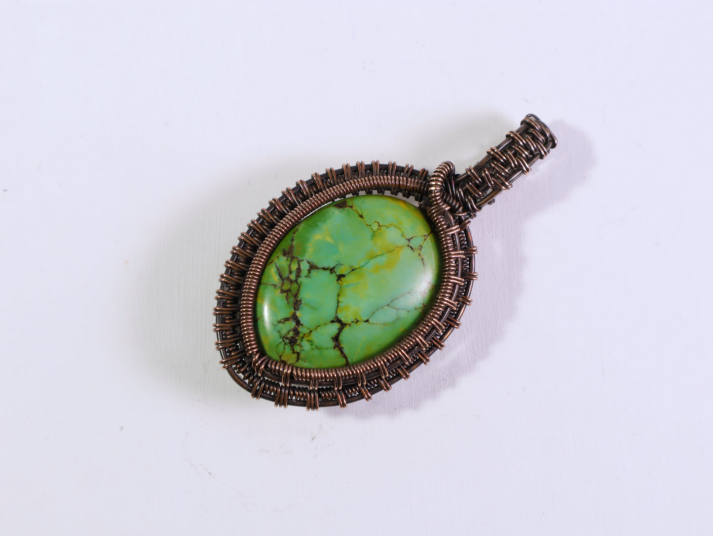 Handmade OOAK green imperial jasper jewelry gift